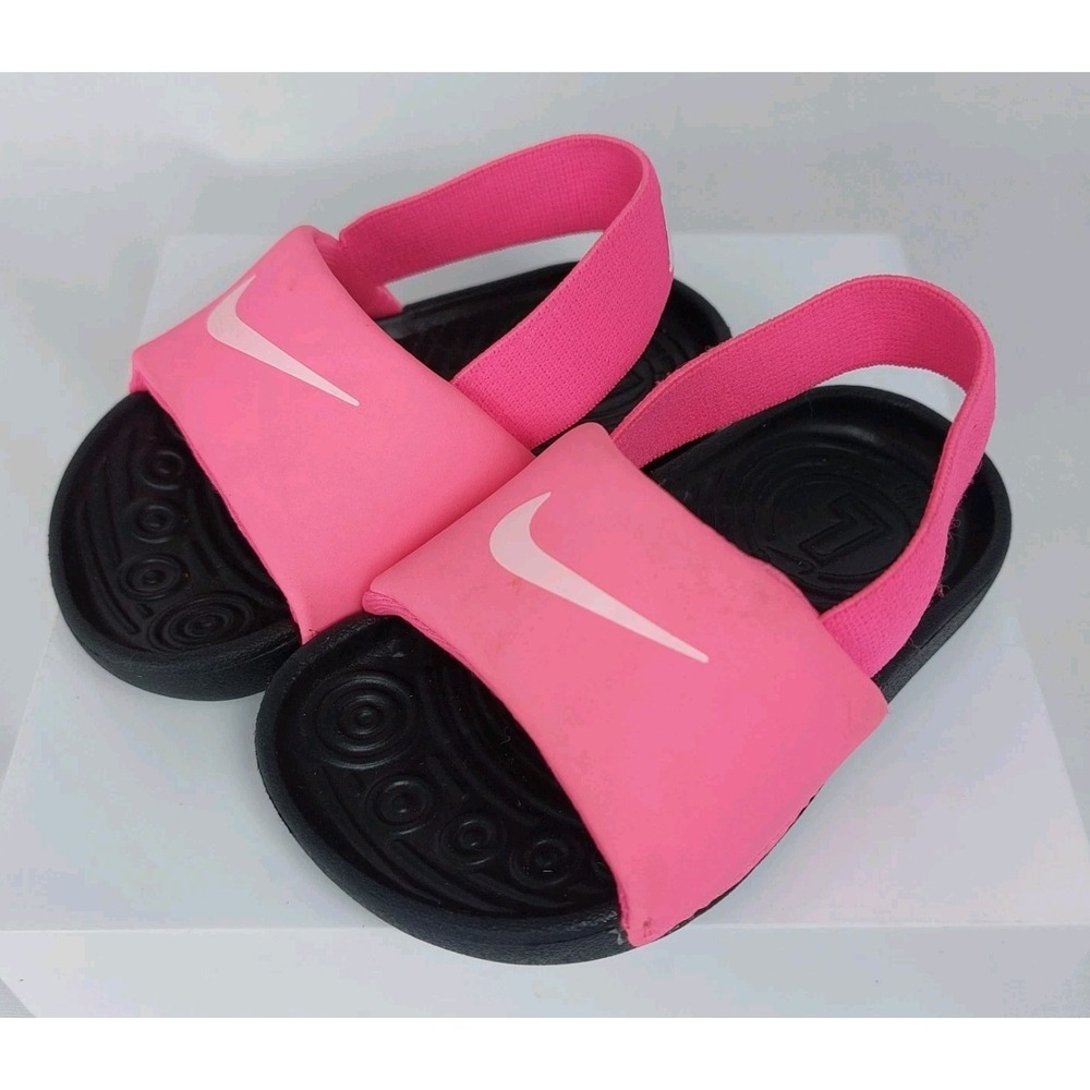 Nike Kawa Sandals Toddler Girl Size 4C Hot Pink Lightweight